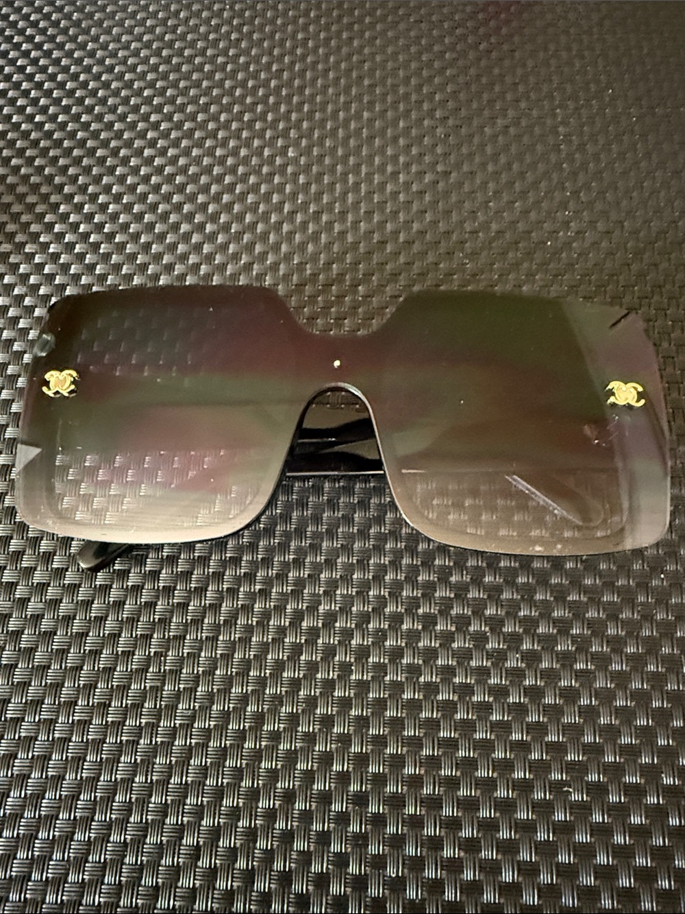 Luxury Rimless Gradient Sunglasses - Black